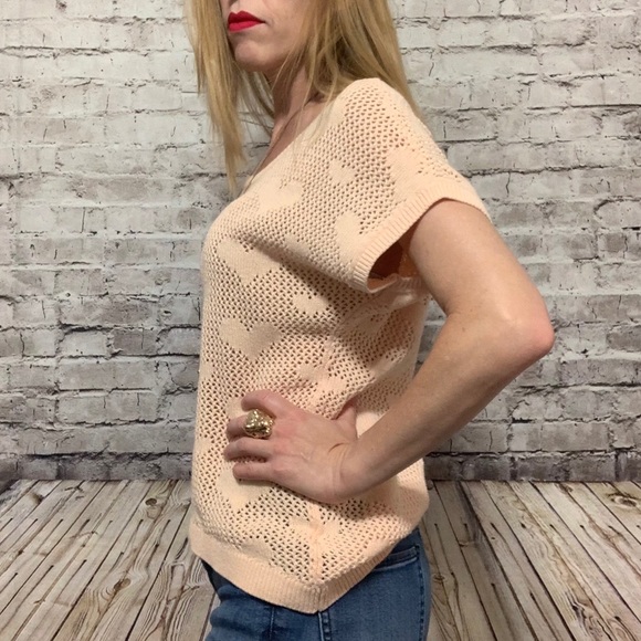‼️2B BEBE HEART KNIT SWEATER Size M‼️ - Picture 8 of 16
